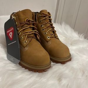 Timberland Premium 6inch waterproof boot wheat nubuck.Toddler size 11 Brand New!